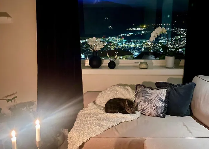 Apartmán Private With A View And Garden - 12 Min From The Center